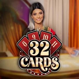 32 Cards casino game by Ezugi – featured logo at Playboom24 Casino