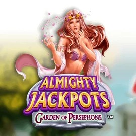 Almighty Jackpots: Garden of Persephone casino game by Novomatic – featured logo at Playboom24 Casino