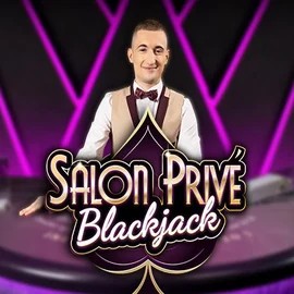 Blackjack Salon Privé slot visual from Ezugi available on playbooms24.nl