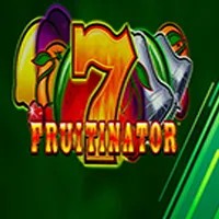 Fruitinator Jackpot King slot logo by Blueprint Gaming at Playboom24 Casino