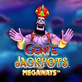 Genie Jackpots Megaways logo – Jackpots by Blueprint Gaming at Playboom24 Casino