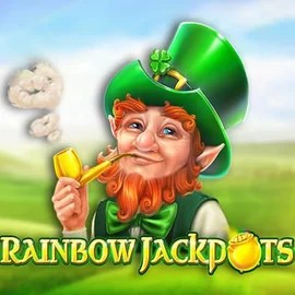 Official Jackpots logo: Rainbow Jackpots by Red Tiger Gaming at Playboom24 Casino